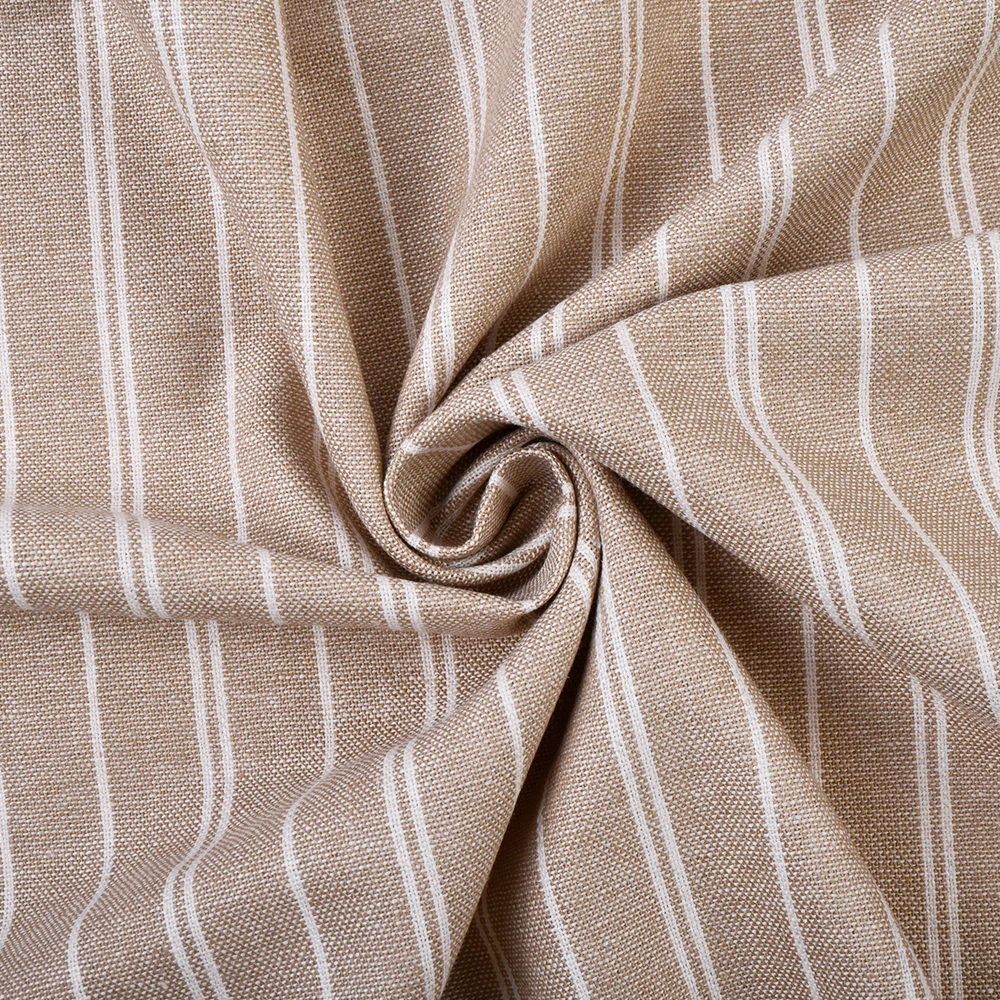 product custom design eco friendly soft medium weight striped linen cotton yarn dyed woven garment fabric-6