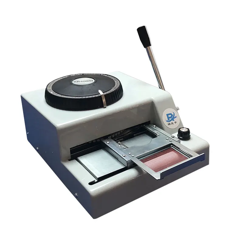 Manual Embossing Machine Indent Arabic Letter Embossing For Plastic ...