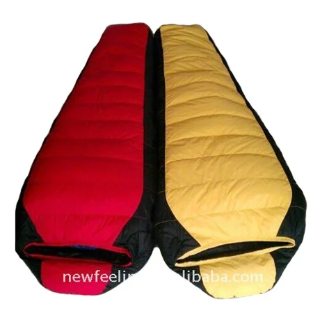 nylon waterproof adult mummy sleeping bag for outdoor camping