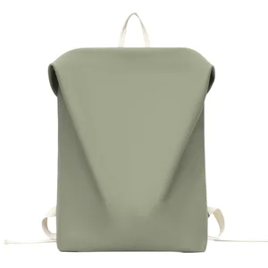 custom logo Fashionable Lightweight Backpack for Men Women 2 Sizes Waterproof Soft Polyester Lining Zipper Closure for Outdoor Travel Sports