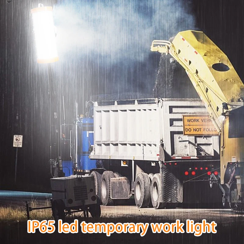 2025 LED Work Light Led Rechargeable for Construction Site Use Factory Lighting  High Power  Waterproof IP65 Portable Work Light
