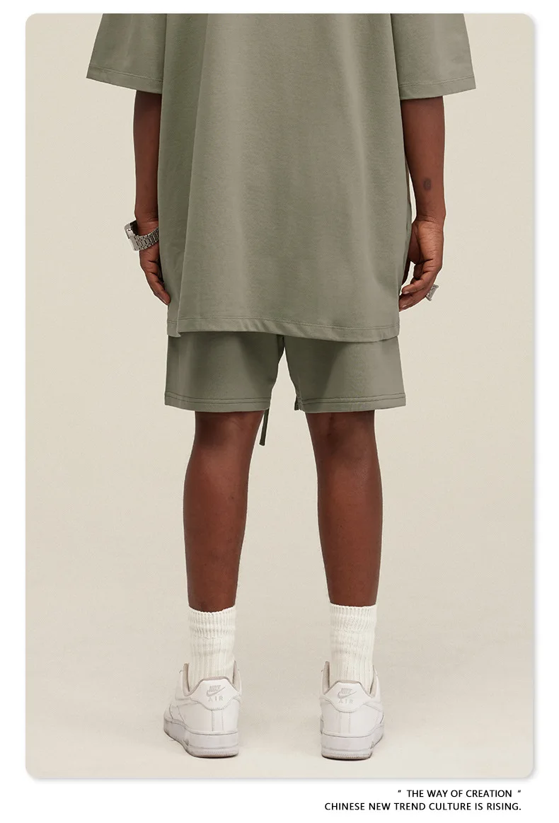 Men's Shorts Cotton Summer Solid Colour Casual Comfortable Fit_voghion.com