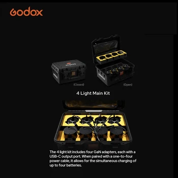 Godox KNOWLED MS60R 4K Kit RGB Color Four Light Crafted for Creatives Film Film Video Shooting Broadcast Video Production detail image