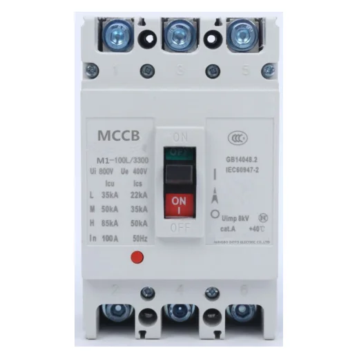Good quality M1 series OEM 2P 3P 4P Moulded Case Circuit Breaker MCCB