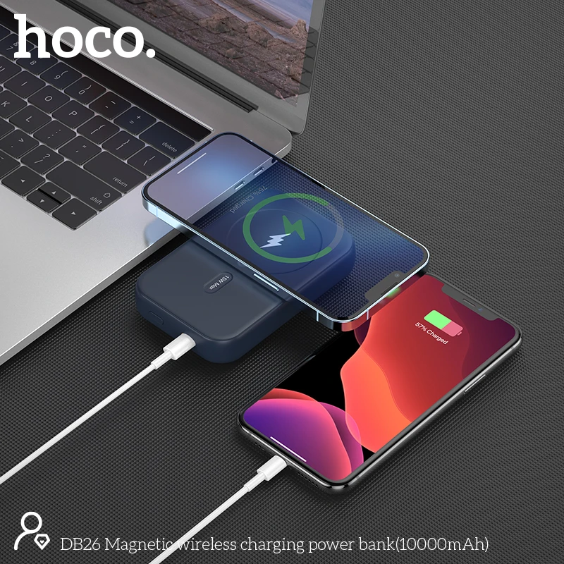 Hoco OEM DB26 10000mAh Portable Quick Charging Magnetic Wireless Charging Power Bank