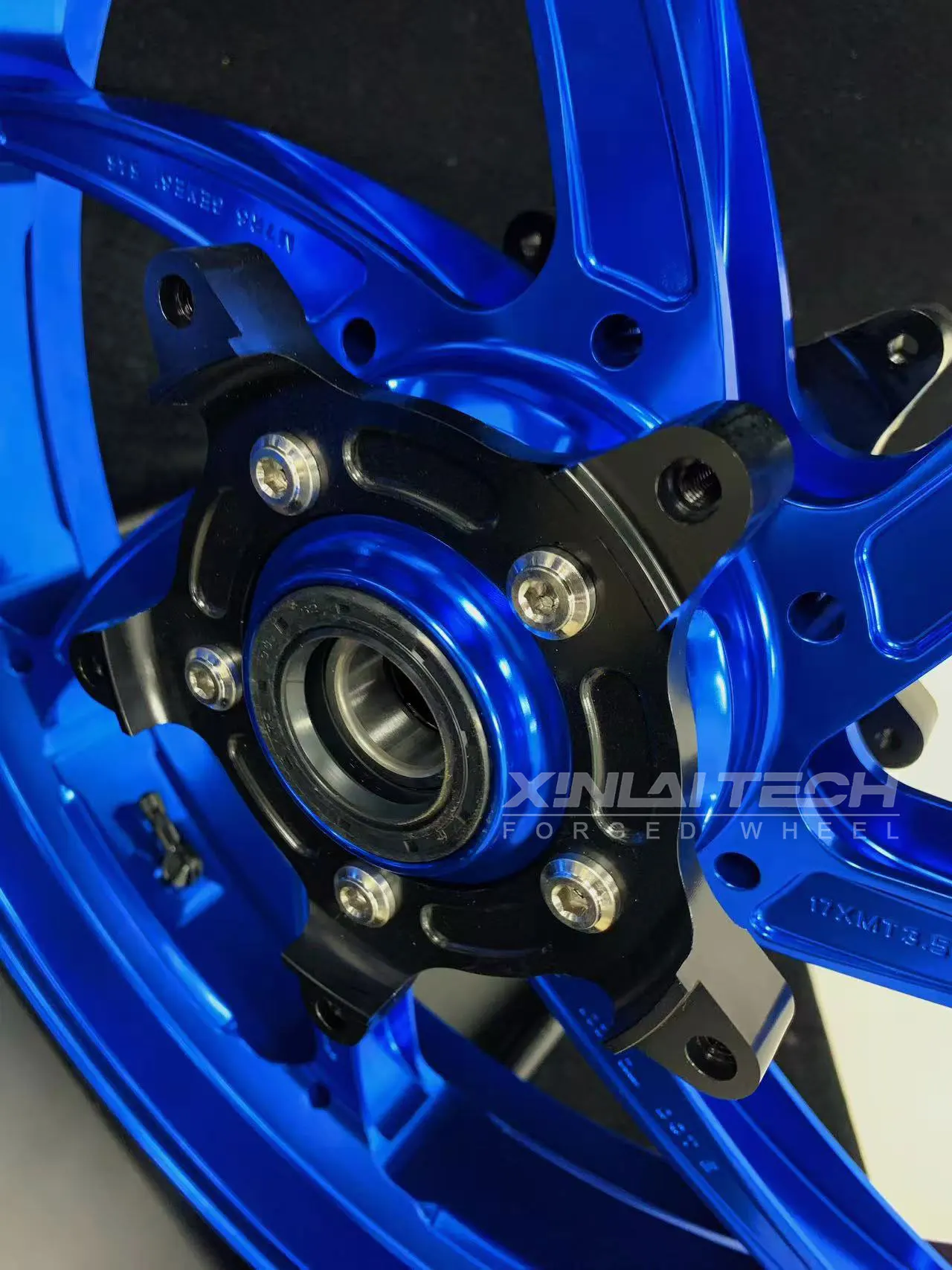 XL CNC Forged Aluminum Motorcycle Wheels for Yamaha R6 17 18 Inch Custom Forged Anodized Motorcycle Wheel for Upgrade Use