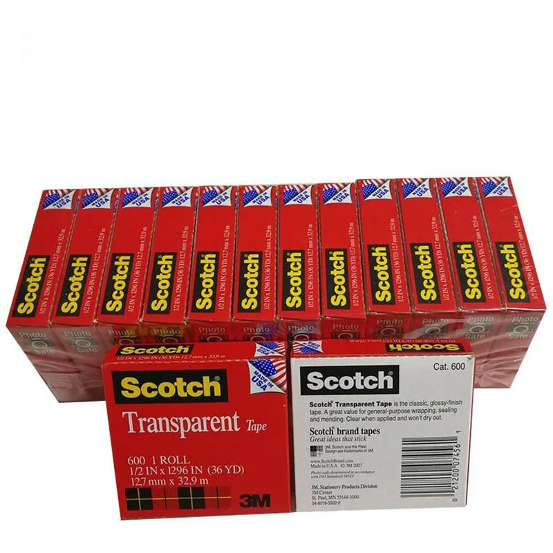 3M600 SCOTCH TRANSPARENT TAPE - Big Stationery