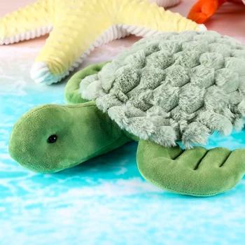 NatureMan 28cm Weighted Plush Turtle Stuffed Animals, Soft Sea Turtle