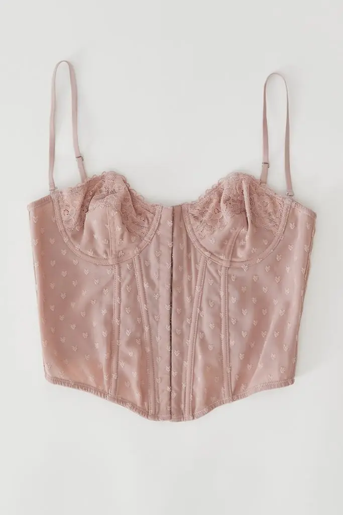 SHEKINI Corsetto Sottoseno In Raso - Modellante, Con Stecche, G-String Incluso, Waist Trainer - Foto 9