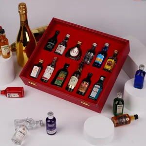 BAOCHEN Lemon Blue Orange Pink Rose & Cranberry Flavored 96% ABV Fruity Sweet Refreshing Cocktail Liqueur Vermouth 50ml Bottle