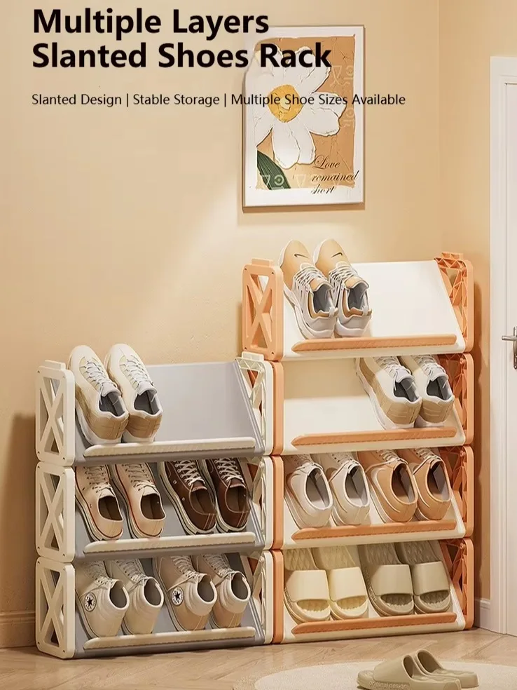 Sesame Easy Assemble Plastic Shoes Rack 5-Layer Storage