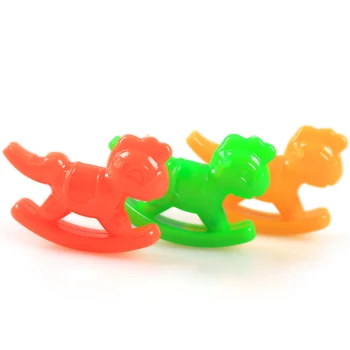 Wholesale Plastic Whistle toy Cheap Mini toy Horse For Capsule Toy
