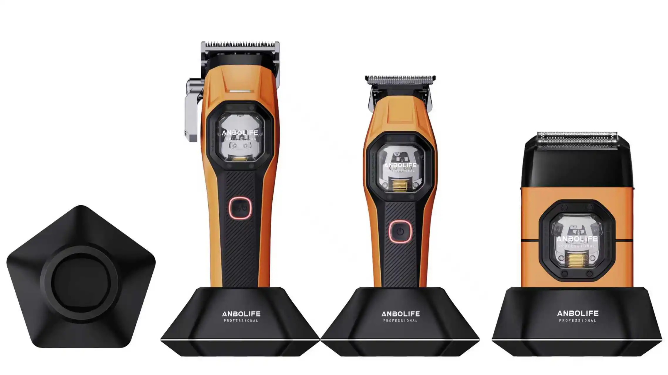 Professional Hair Clipper and Trimmer Set with 12000RPM Microchipped Motor Adjustable Cutting Lengths All-In-One Kit