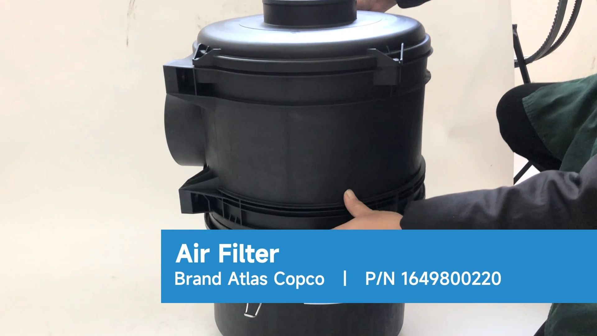 1094807000 1649800221 Atlas Copco Compressor Air Filter Assembly Air