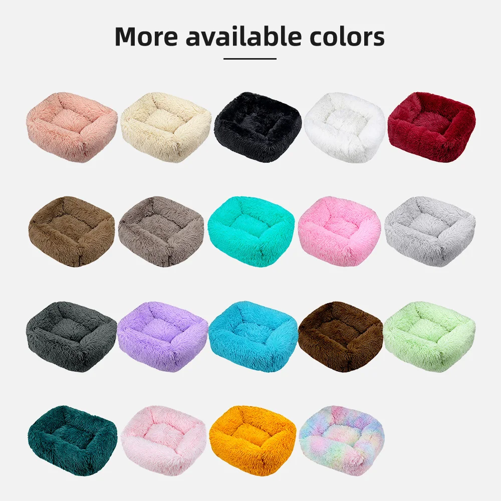 Wholesale Soft Polyester Cloth Removable Washable Indoor Pet Cushion B - product detail 4