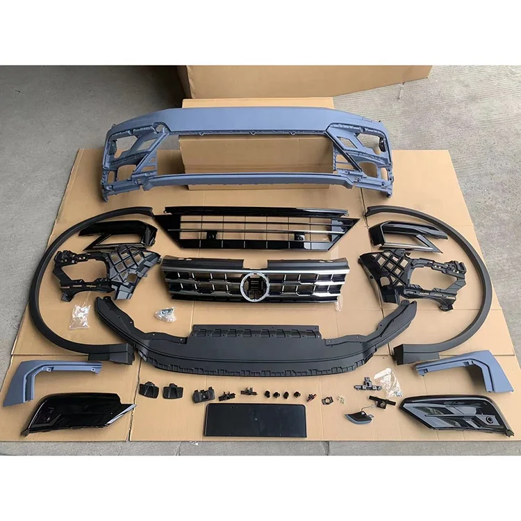 KEBEL Front Bumper Kit OEM 5NA807217AC GRU Hot Sale Car Bumpers Front for VW Tiguan R-Line 2017