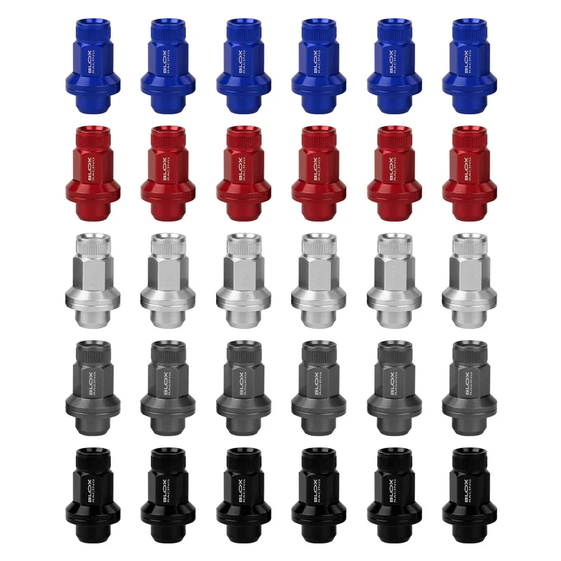 Vehicle Retrofit And Wheel Hub Modification Forged Aluminum Alloy 7075-T6 Wheel Nuts Screws For
