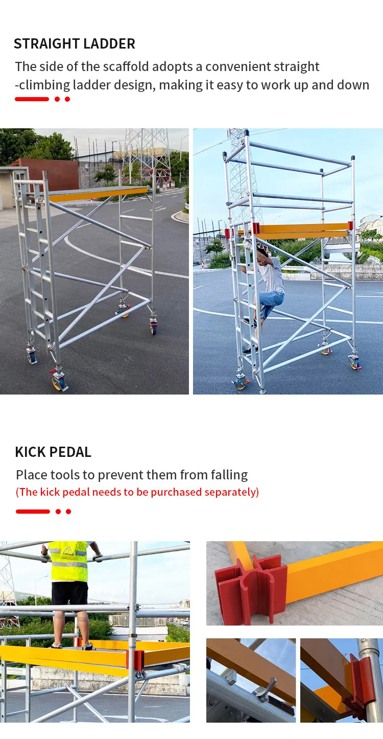 Mobile Scaffolding With Wheels Scaffolding For Construction Scaffolding ...