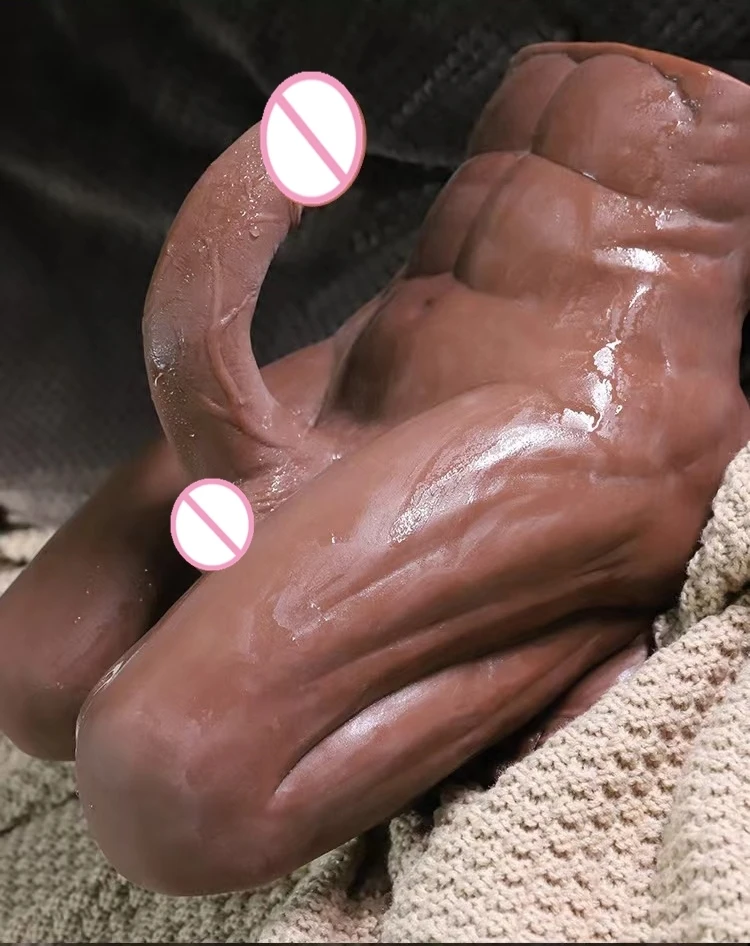 Artificial Penis Real Dildo Sex Tool Women's Self-consolation Device Sex Toy Half-body Solid Torso Reverse Mold Big Ass Men Doll