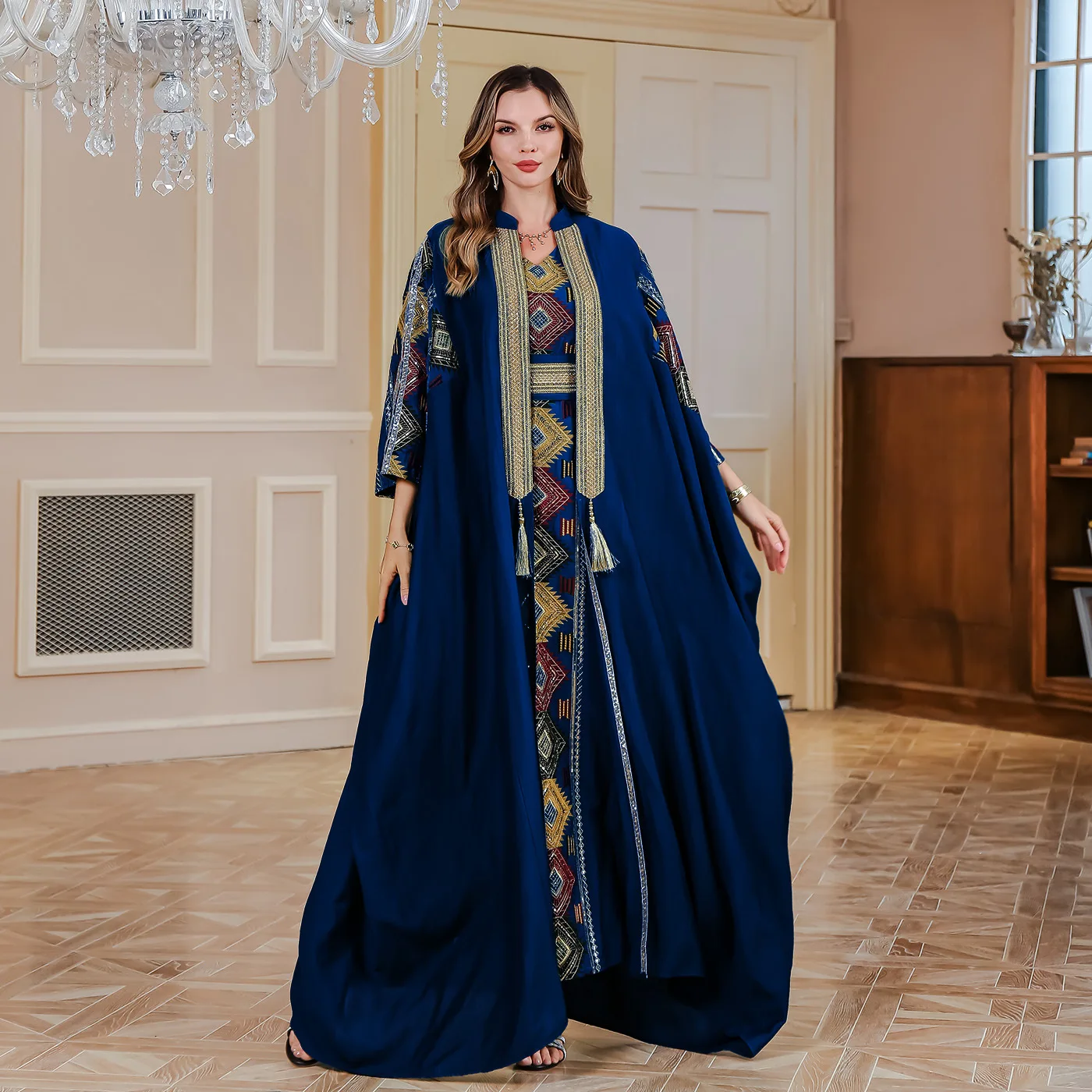 New Arrival Women's Boho Engagement Party Wear Dress Long Sleeve Embroidered Ukrainian Style Casual Anti-Wrinkle Fashion New Arrival Women's Boho Engagement Party Wear Dress Long Sleeve Embroidered Ukrainian Style Casual Anti-Wrinkle Fashion