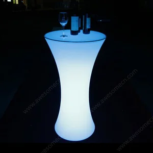 Color Changed Outdoor Waterproof Cocktail Table for Beach Party Garden