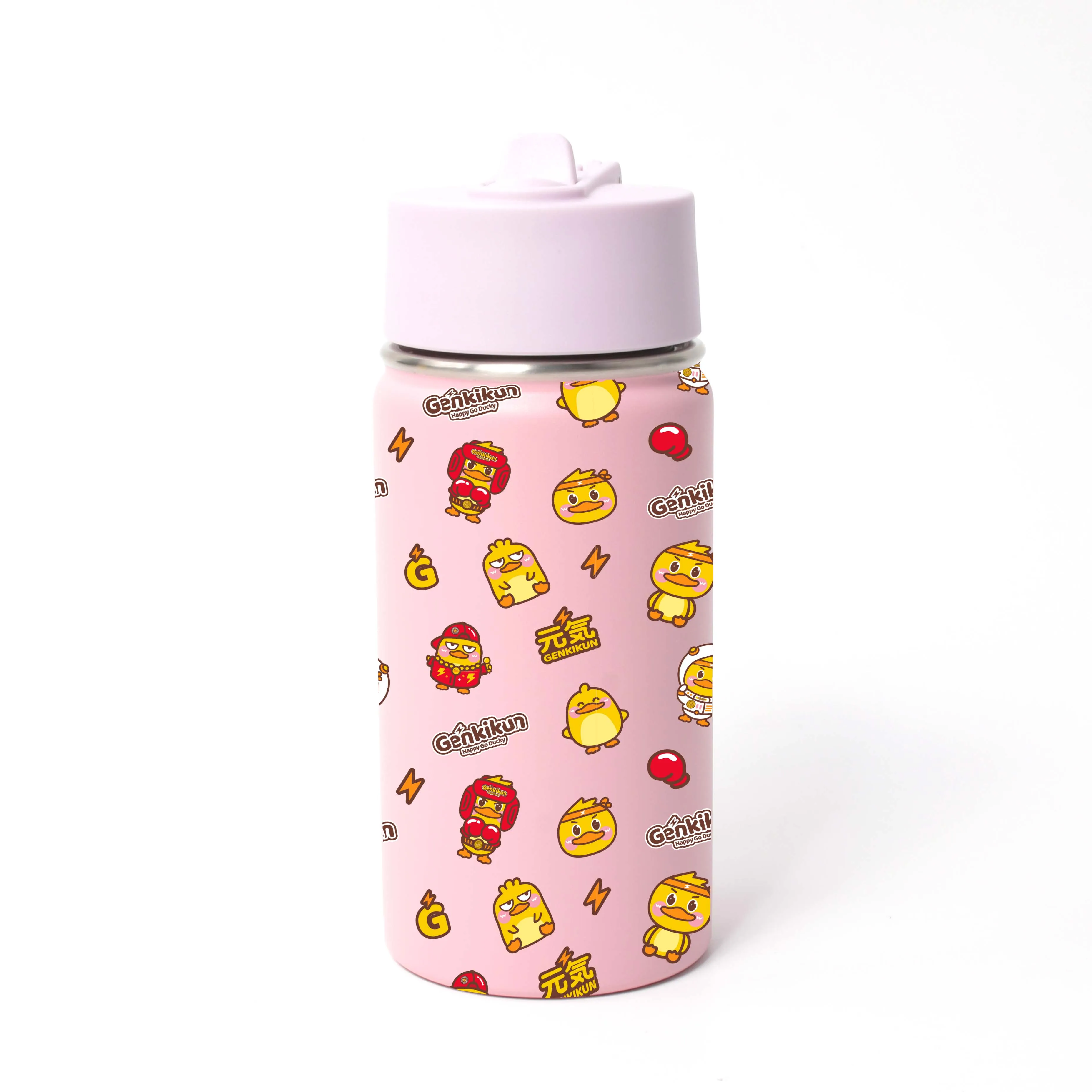 350ml Cute Cartoon Kids Drink Water Bottles Stainless Steel Double Wall Vacuum Insulated Bottle For School