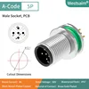 M12-A-5P macho M12*1.0