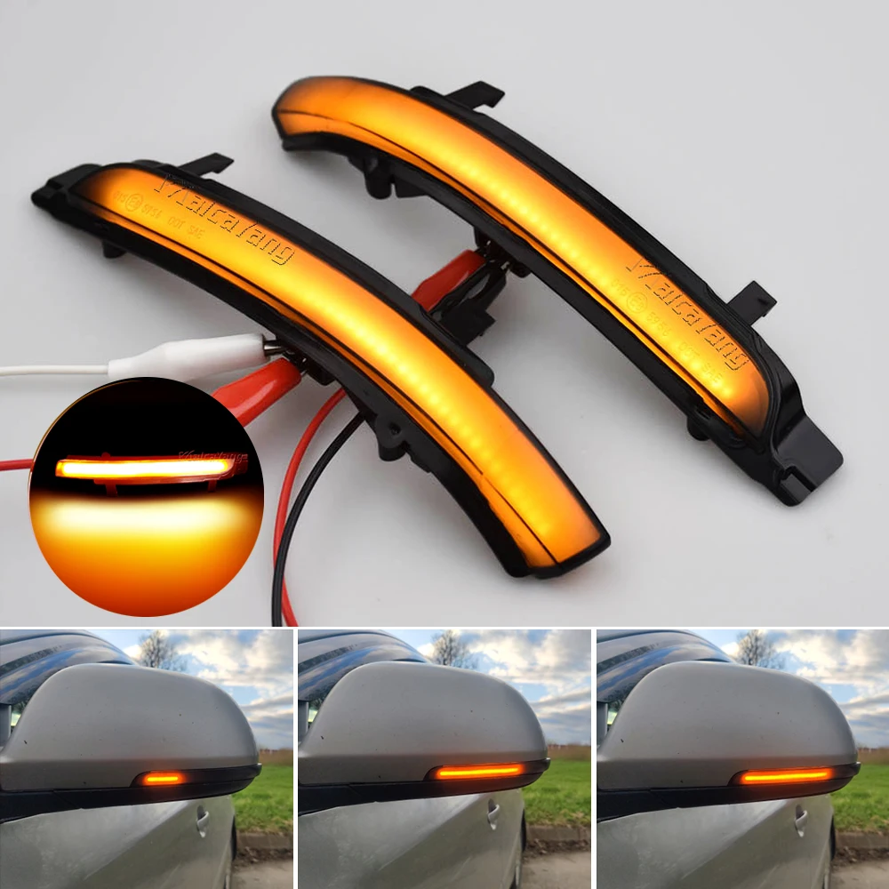 Dynamic Blinker for Skoda Octavia 1Z3 1Z5 Estate A5 MK2 Superb 3T4 3T5 B B6 Turn Signal Mirror Light 2009 2010 2011 2012 2013