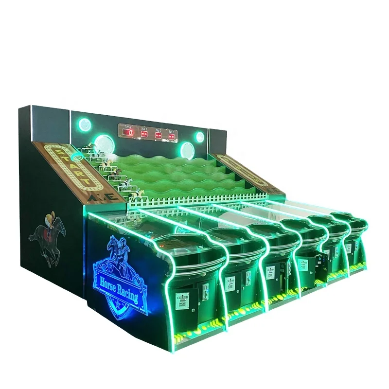 Horse Racing Ride Manual Roll a Ball Racing Game Horse Race Racing Game Machine Arcade Custom Carnival Games