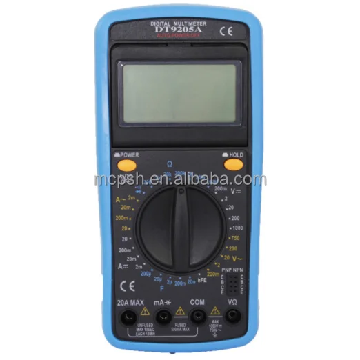 MCP DT9205A DIGITAL MULTIMETER ECONOMICAL STUDENT MULTIMETER| Alibaba.com