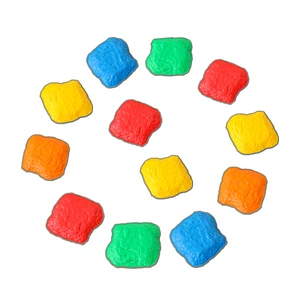 Non-slip Edge Plastic Step Stone Safe 12 Pcs Rive Stone Exercise Coordinate and Stabilize Body Ability