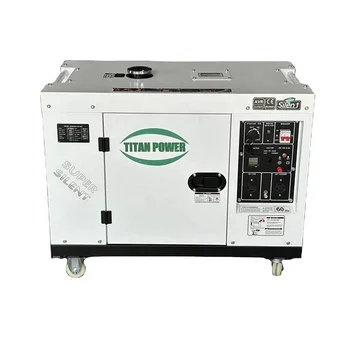 Wholesale Silent Type 3kw 6kw 7kw 8kw 10kw 12kw 12kva Electric Diesel Generators Suppliers Electrical Power Plant For Home Use