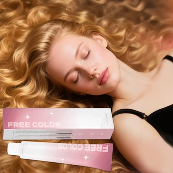 Alibaba Certified Top 1  Professional Ammonia  Free Hair Dye Cream Fast Lasting No Stimulation for Salon Professionals