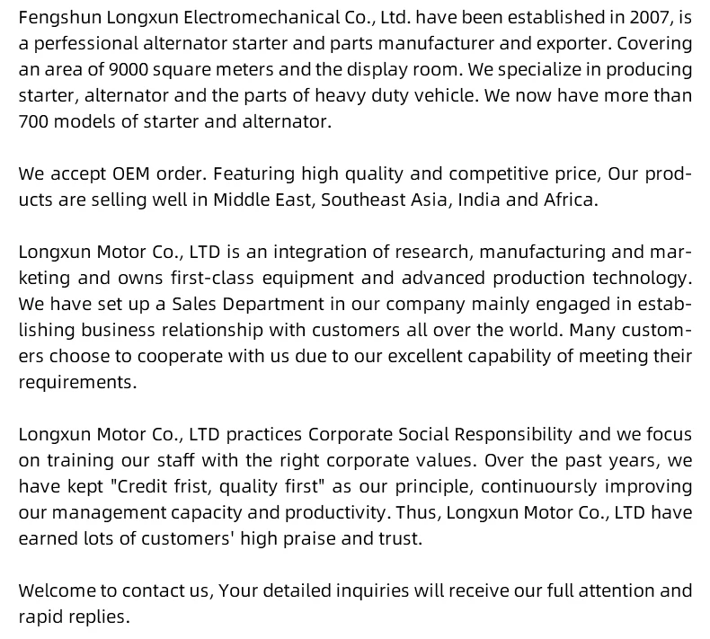 12v 11t Car Starter For Hiace Toyota Runner 2l Dyna Trucks Diesel 3l