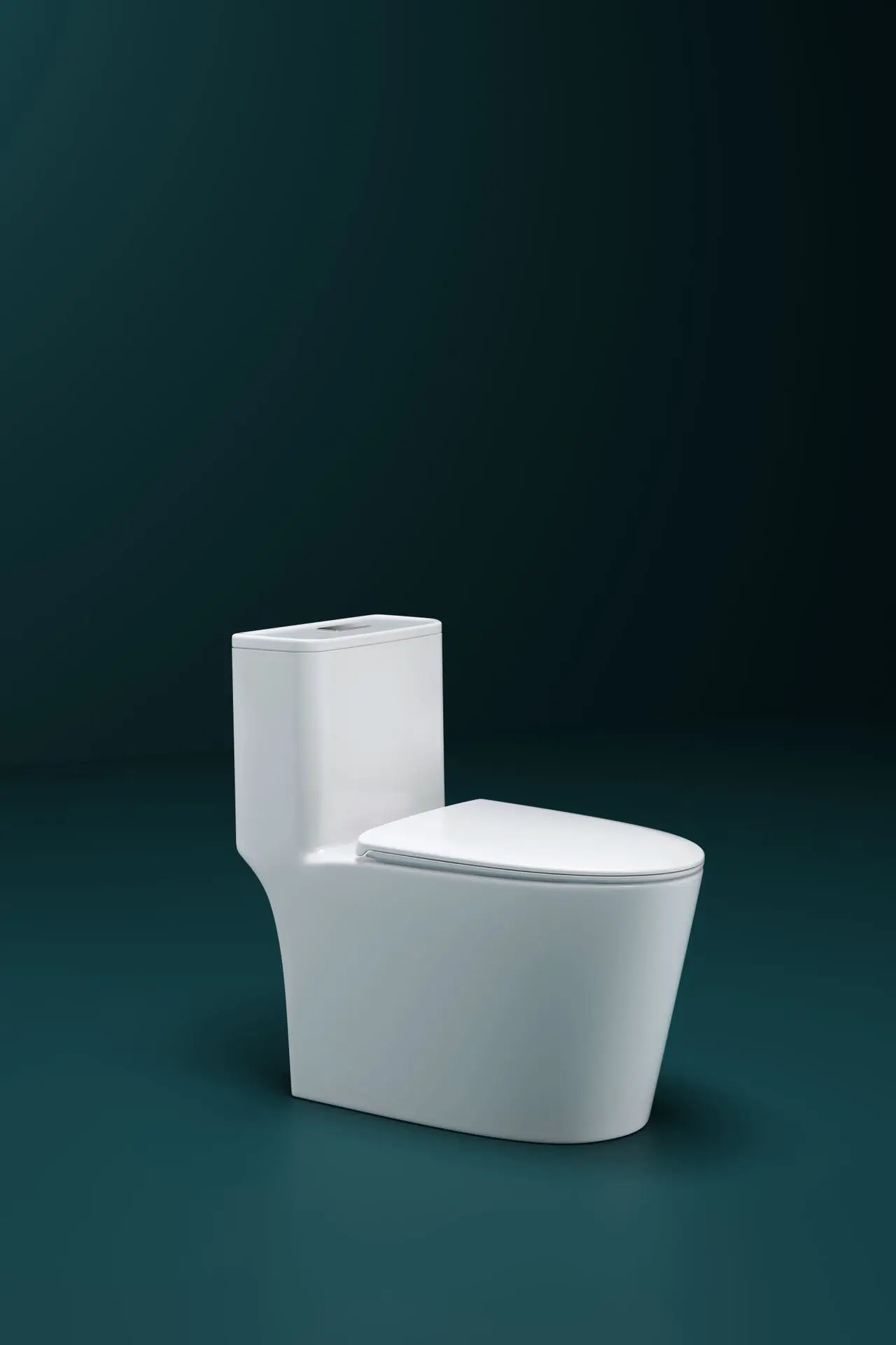 High quality ceramic sanitary ware dual flush toilet bathroom water closet one piece toilet details