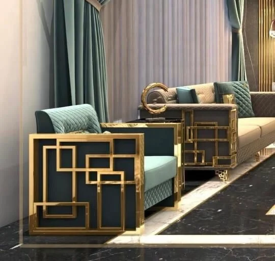 High Quality Shine Chrome Gold Color Metal Sofa Legs New Design Furniture Accessories for Outdoor Living Room Bedroom Hospital