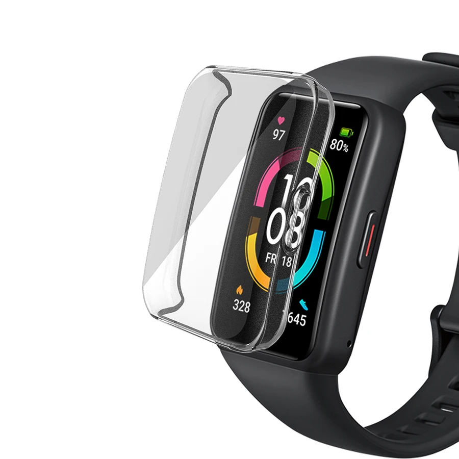 Casing Tpu Lembut Lapisan Elektronik,Penutup Pelindung Penuh Sangat Tipis  Layar Elektronik Untuk Huawei Honor Band 6 - Buy Untuk Huawei Honor Band 6,Cover  Untuk Huawei Kehormatan Band 6,Shell Untuk Huawei Band Kehormatan