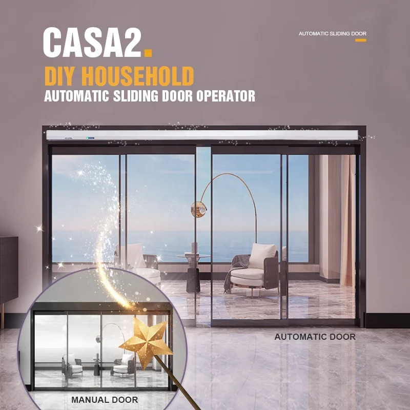 Doortec CASA2 Doortec Silent Smart Home Automatic Sliding Door Operator