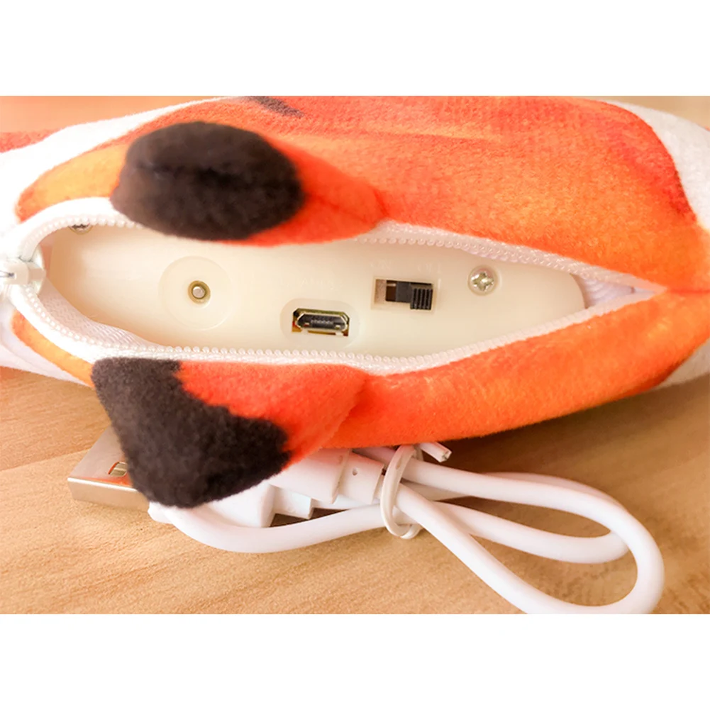 Electric Pet Dancing Fish Cat Toy Fish USB Charging Toy Cat Interactive Floppy Flopping Cat Kicker Fish Catnip Toys