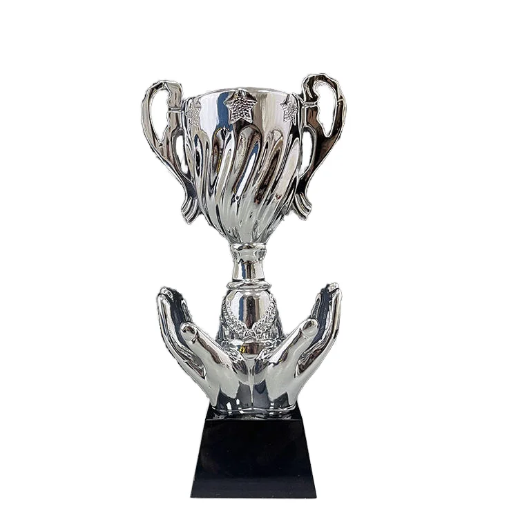 Small Bridge High Quality Custom Competition Champion Crystal Trophy High End Business Award Trophy Metal Glass Wholesale