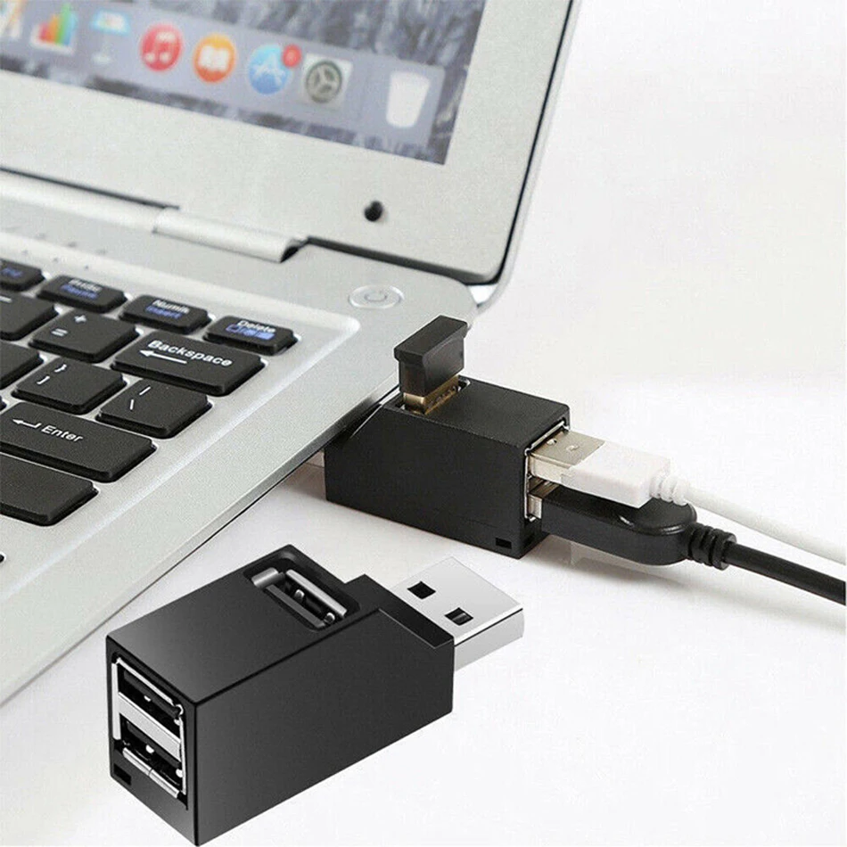 USB 3.0 Hub Multi 2.0 Data Transfer Mini Multiple 3 Port Hab USB-Hub Expander Splitter Adapter USB HUB