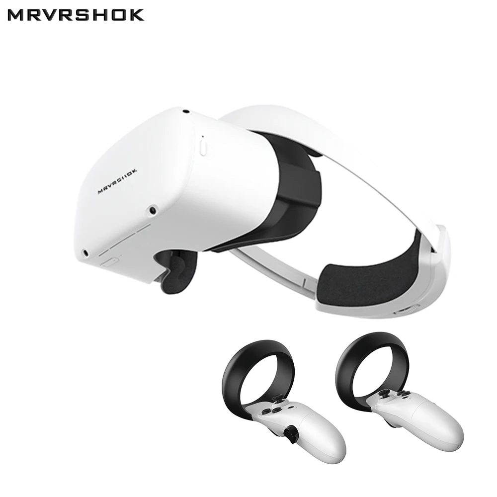 Source MRVRSHOK Cheap Factory Price 3d Reality VR Glasses/ VR 2 controller Headset All in One VR on m.alibaba.com