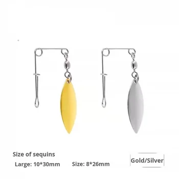 Metal Live Bait Lure Black Pit Composite Glitter Lure Noise Reflective Glitter Jig Skirt Strands Silicone DIY Bass Fish – Soft Lure – view 4