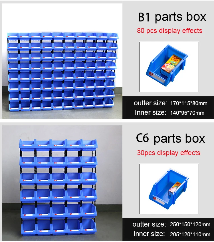 Factory Pricewarehouse Picking Plastic Stackable Small Parts Box Industry Storage  Bin with Dividers - China Moulding, Plastic Crate