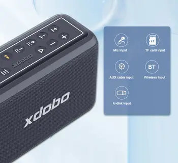 Xdobo X8 Pro 120W カラオケパーティー用防水ワイヤレススピーカー