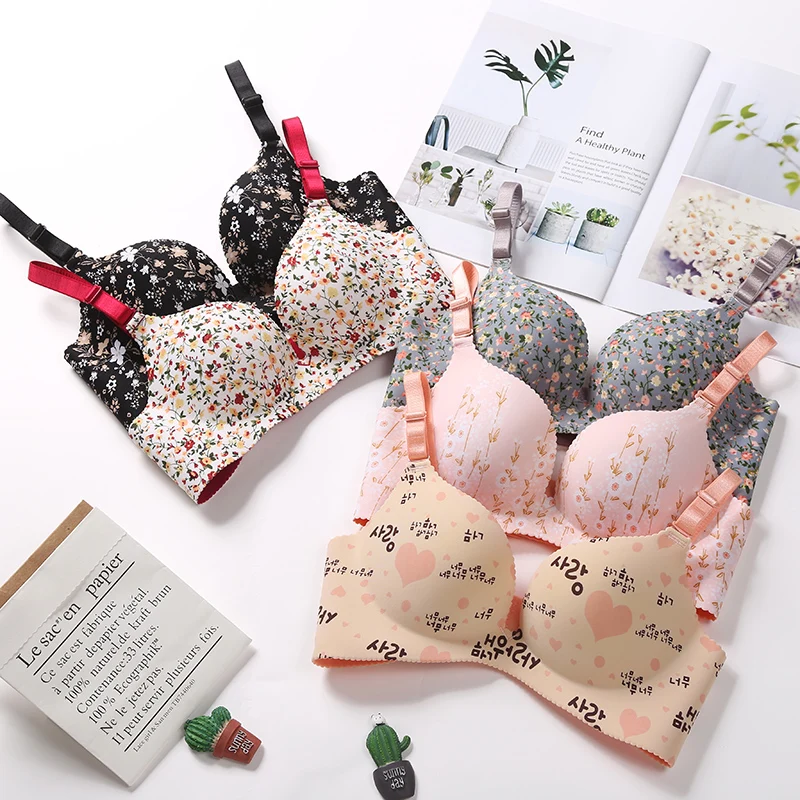 Women's Underwear Push Up Bra Sexy Lingerie Seamless Bras Bralette Deep U  Cup 38c Girls Fashion Intimates Clothing - Bras - AliExpress