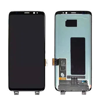 lcd digitizer for samsung galaxy s8 plus g955 g955f with frame repair parts display spare assembly s8+ s8plus screen