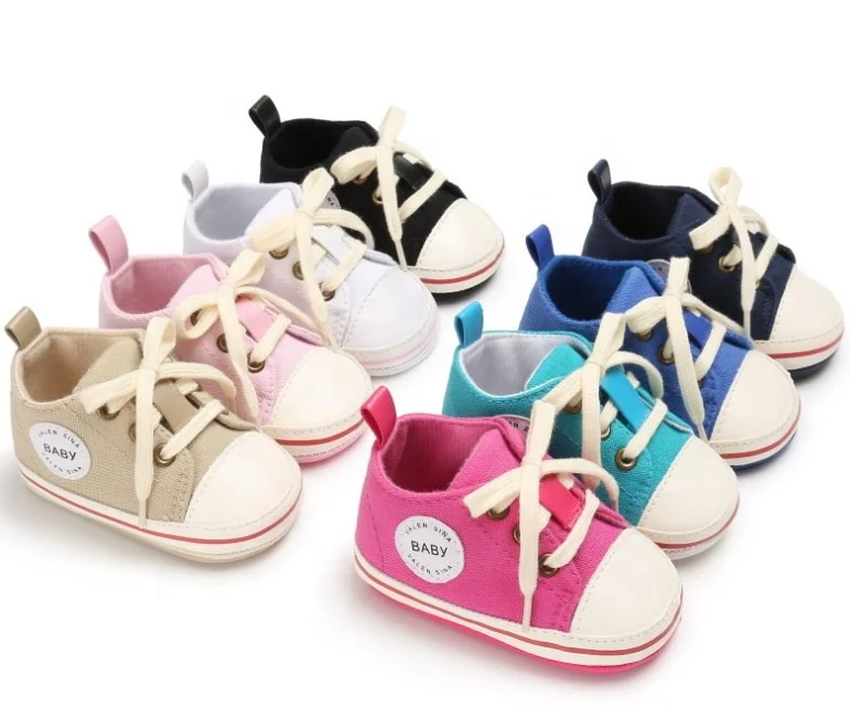 Новая модная парусиновая обувь для маленьких мальчиков и девочек, спортивная обувь оптом От 0 до 1 года