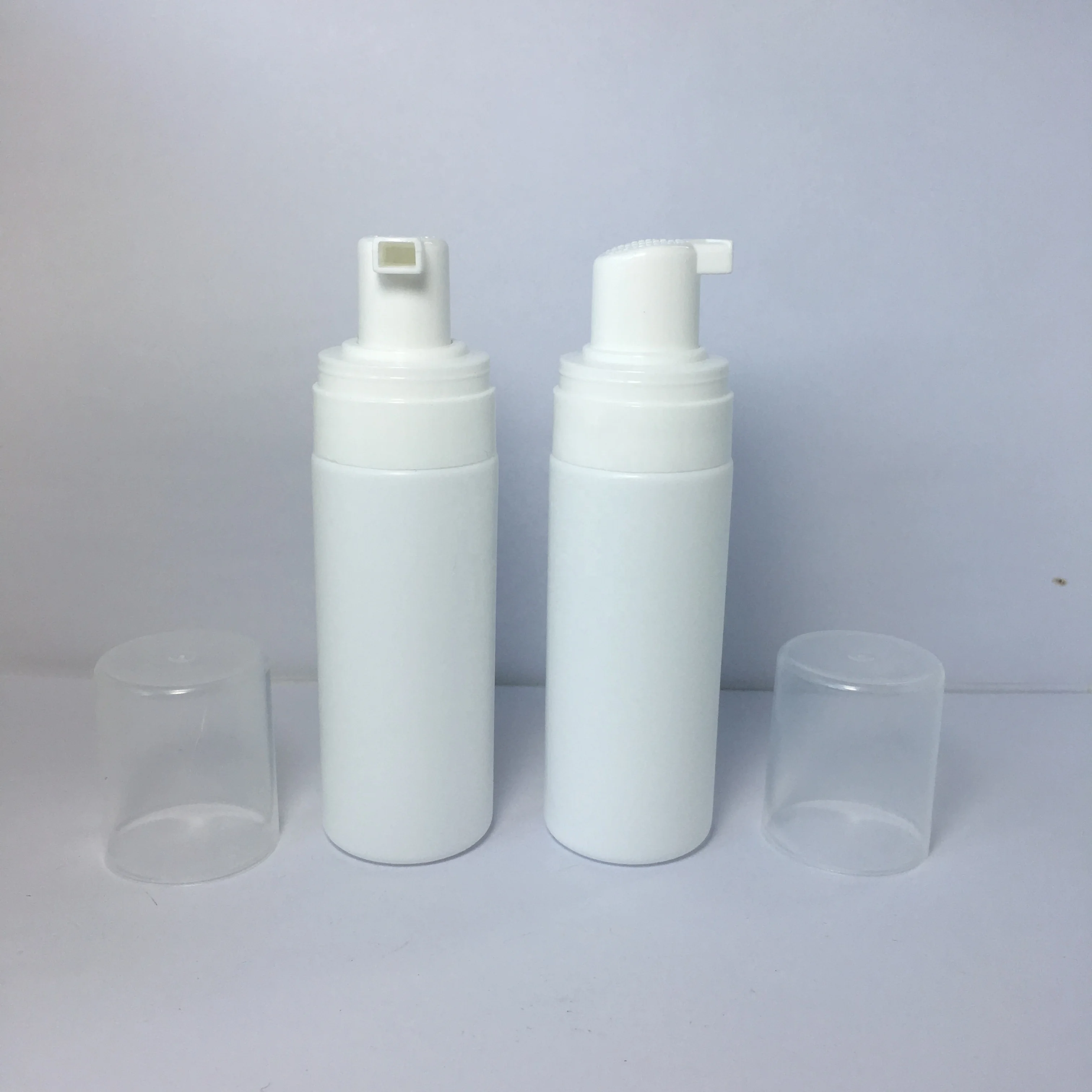 50ml HDPE White Cosmetic Foam Pump Bottle with 30mm PP Foam Pump for Hand Soap