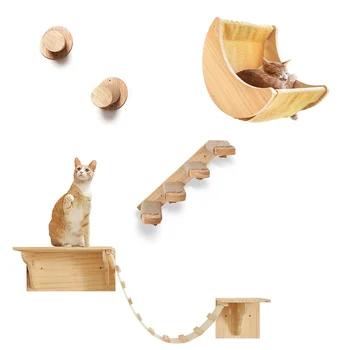 Cat Wall Shelves Easy Assembly DIY Cat Climbing Furniture